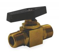 1WMT3 Brass Ball Valve, Inline, MNPT, 1/8 In