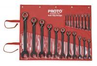 1WNC1 Ratcheting Wrench Set, SAE, 12 pt., 20 PC
