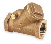1WPE1 Swing Check Valve, 1/4 In, FNPT, Bronze