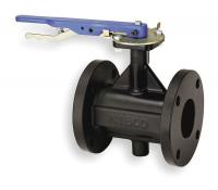 1WPK2 Butterfly Valve, Lever, 2 In, Ductile Iron