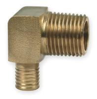 1WRC4 Elbow, PEX x MNPT, Bronze, 1/2 x 3/4 In