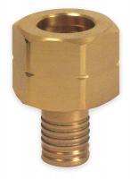 1WRH1 Faucet Adapter, Press, PEX, 1/2 In