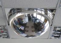 1WRP8 Full Dome Mirror, 22In., Acrylic, No Back