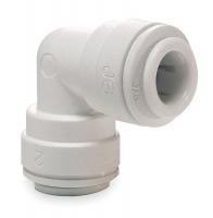 1WTL6 Union Elbow, Tube OD 1/2 In, Poly, PK 10