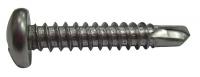 1WY36 Drilling Screw, #8-18, 1/2 L, Pk 100