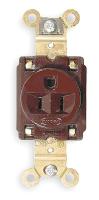 1X987 Receptacle, Single, 15A, 125V, BR, Industrial