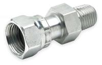 1XCP6 Pipe Thread Swivel Connector, Tube 3/8 In