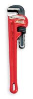 1XDY8 Straight Pipe Wrench, Cast Iron, 60 in. L