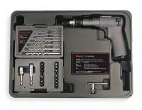 1XFG8 Air Drill Kit, General, Pistol, 1/4 In.