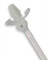 1XFV6 Cable Ties, Push Mount, 7.8In, PK1000