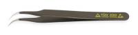 1XHZ3 ESD Tweezer, Curved X-Fine, Rounded, SS
