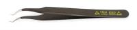 1XHZ5 ESD Tweezer, Curved X-Fine, Straight, SS