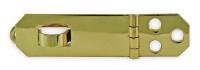 1XMR9 Hasp, Decorative, Brass, PK 4