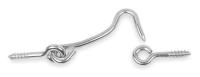 1XMV8 Hook and Eye, Steel, L 5 In, PK20