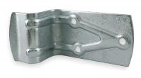 1XMY2 Door Bumper, Steel, L 6 x H 2 7/16 In