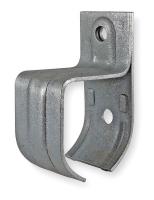 1XMZ6 Single Round Rail Bracket, L 4 1/2 In
