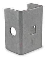 1XNA1 Bracket End Cap, Steel, L 2 1/4 In