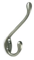 1XNG5 Heavy Duty Coat Hook, Pewter