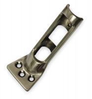 1XNJ9 Flag Pole Bracket, Chrome, L 6 1/4 In