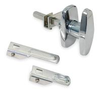 1XNZ2 T Handle, Non Locking, Silver