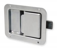 1XPB5 Paddle Latch, Silver, H 3 5/8 In