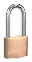 1XRV8 Padlock, Brass, Keyed Different