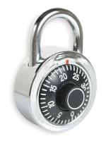 1XRW3 Padlock, Combination, SS, L 1 3/4 In