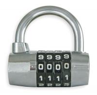 1XRW9 Padlock, Combination, Chrome