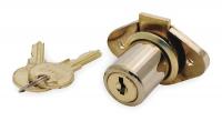 1XRX7 Straight Cam Lock, Keyed Alike