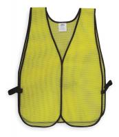 1YAC8 Safety Vest, Mesh, Lime