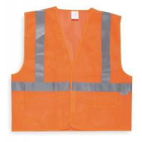 1YAF8 High Visibility Vest, Class 2, M, Orange
