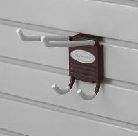 1YAN2 Slat Wall Utility Hook, Steel, PK 6