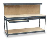 1YCA3 Workbench, 72Wx24Dx36-1/2 to 40-1/2 in. H