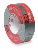 15F767 Duct Tape, 2 In x 60 yd, 10.5 mil, Black