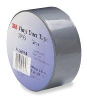 15F772 Duct Tape, 2 x 50 yd, 6.3 mil, Gray, Vinyl