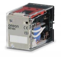 1YCU2 Relay Plug In, LED, 4PDT, 12 Coil Volts