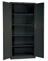 1YHF7 Storage Cabinet, Welded, Charcoal Gray