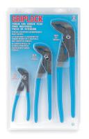 1YHL9 Tongue and Groove Plier Set, 3 PC