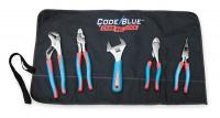 1YHN1 Pliers/Adjustable Wrench Set, 5 PC