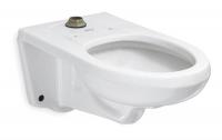 1YHY9 Flush Valve Toilet, Wall, 1.1 or 1.6GPF