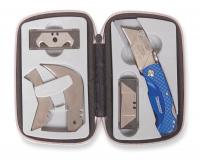 1YJE2 Folding Knife Kit, 3 1/2, With Tool Bag