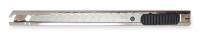 1YJE7 Snap-Off Utility Knife, 9mm, 5 In, Gray