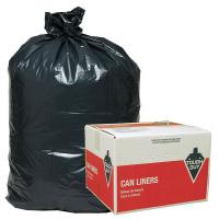 15E847 Liner, 42 Gal., Black, LDPE, PK 50