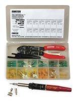 1YML3 Wire Harness Connector Kit, 90 Pc, w/ Iron