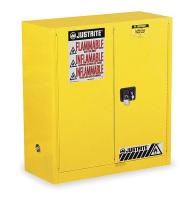 1YND9 Flammable Safety Cabinet, 30 Gal., Yellow