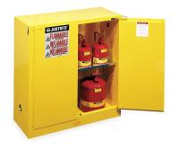 1YNE1 Flammable Safety Cabinet, 30 Gal., Yellow