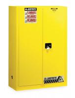 1YNE4 Flammable Safety Cabinet, 45 Gal., Yellow