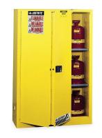 1YNE7 Flammable Safety Cabinet, 45 Gal., Yellow