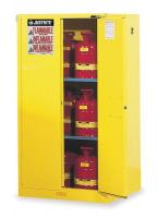 1YNF1 Flammable Safety Cabinet, 60 Gal., Yellow