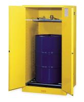 1YNF3 Flammable Cabinet, Vertical, 55 Gal., YLW